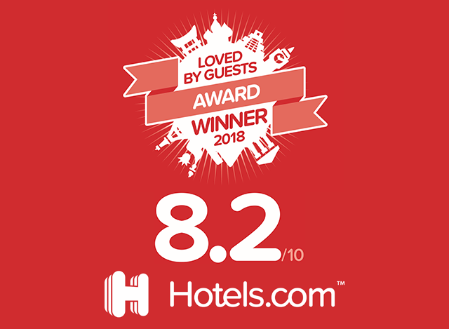 Hotels.com榮獲「Loved By Guests Award 2018 (住宿者選出的人氣旅館Award 2018)」!
