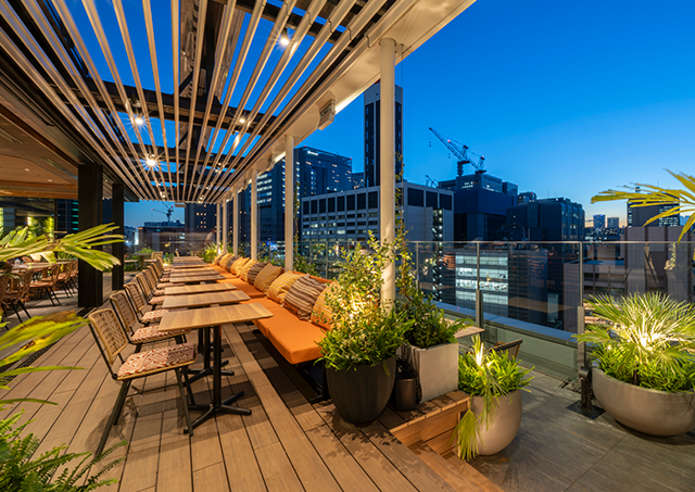 10F Rooftop Bar piro ginza