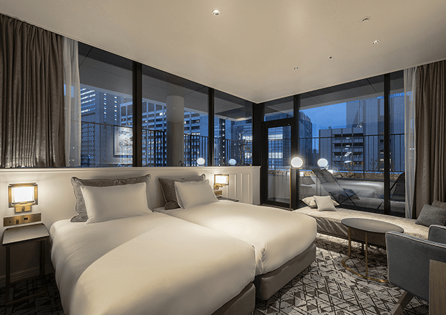 露台豪華雙床/29.2㎡