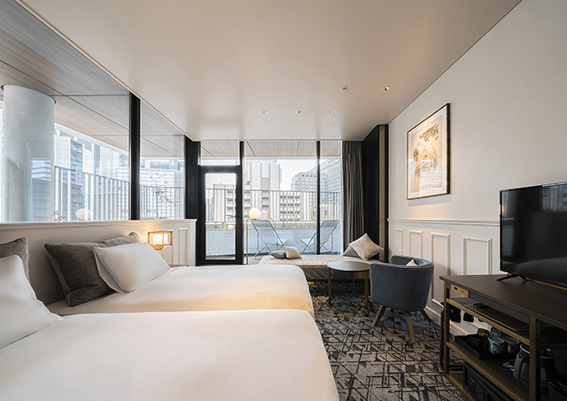 露台豪華雙床/29.2㎡