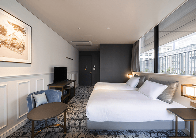 露台豪華雙床/29.2㎡