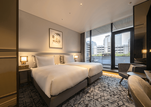 露台雙床/24.2平方米