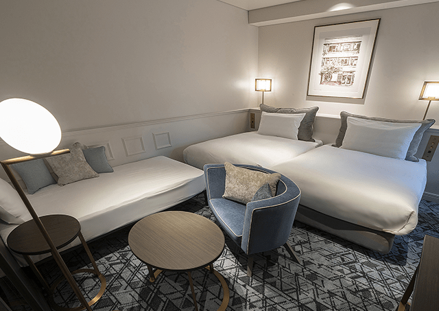 豪華雙床（三人可）/ 29.0-34.3平方米