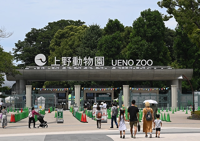 UENO ZOOLOGICAL GARDENS / 搭火車和步行約 23 分鐘