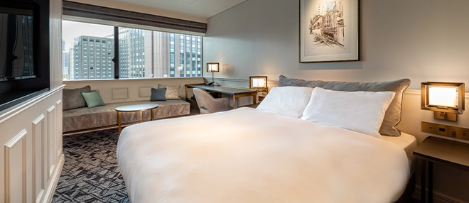 具有開放感的客房