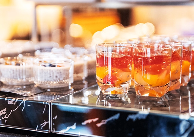 朝食ビュッフェ