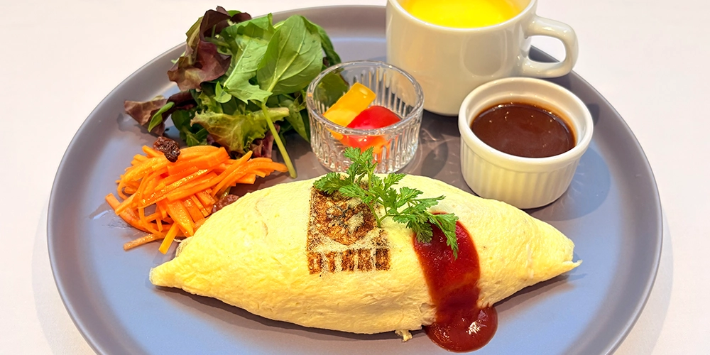 北海道產下川60酵素雞蛋的蛋包飯