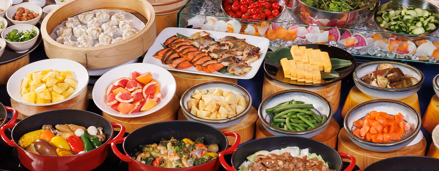 約60種自助早餐