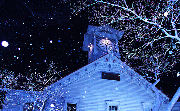 欣賞雪和街道的好位置