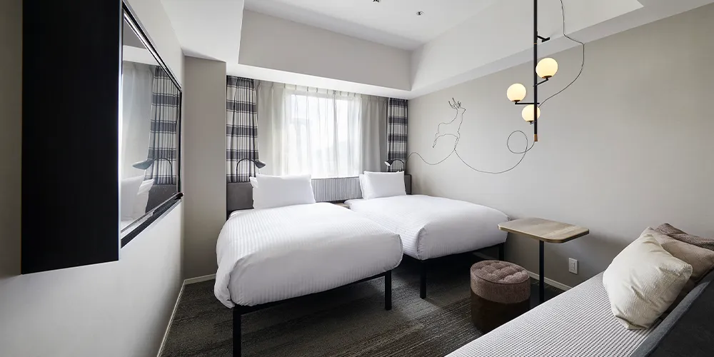 豪華雙床（三人可）