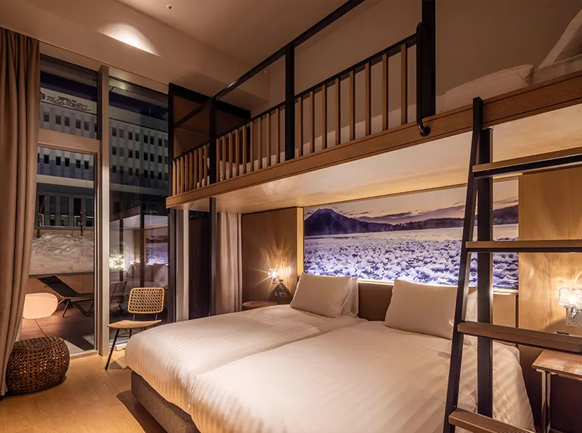 露台雙層床雙床