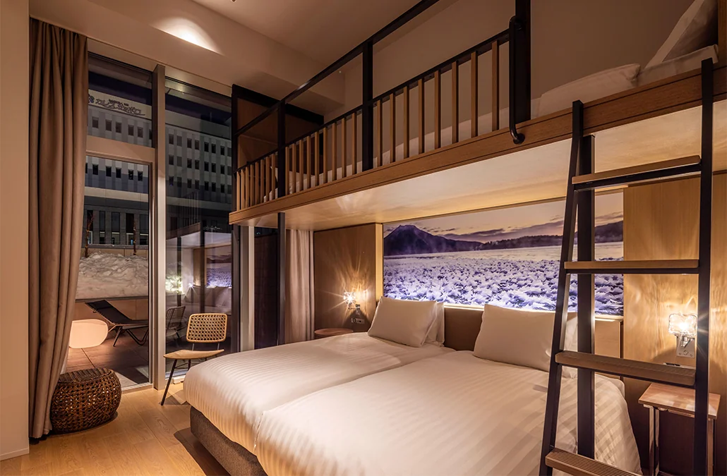 露台雙層床雙床