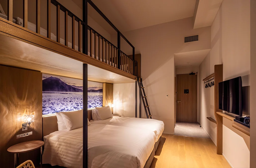 露台雙層床雙床