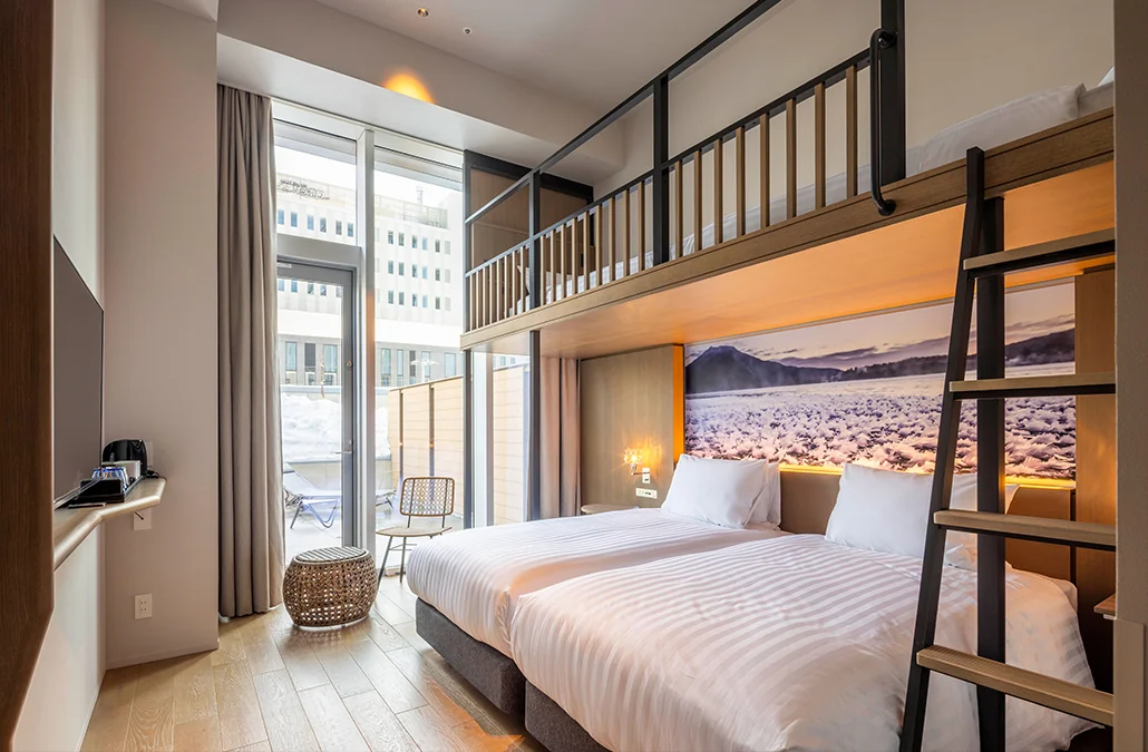 露台雙層床雙床