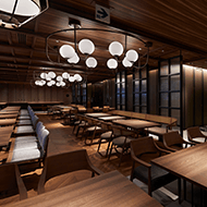 1Fｍinori de bar / 室內（夜間）